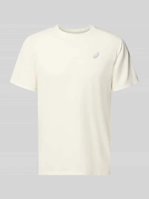 męski t-shirt o kroju regular fit z nadrukiem z logo Asics Złamany biały