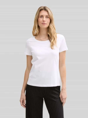 męski t-shirt o kroju regular fit z napisem z logo Tom Tailor