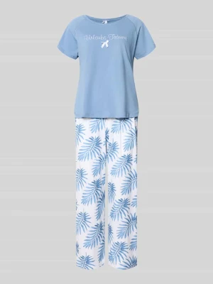 męski t-shirt o kroju regular fit z ozdobną kokardą LOUIS & LOUISA