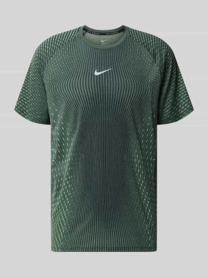 męski t-shirt o kroju regular fit z technologią aero-fit model 'STRIDE' Nike Czarny