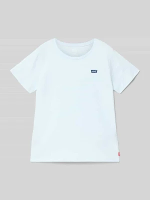 męski t-shirt o kroju regular fit z wyhaftowanym logo model 'BATWING' Levi’s® Kids