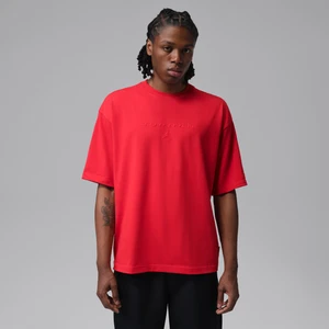 Męski T-shirt oversize Jordan Flight - Czerwony