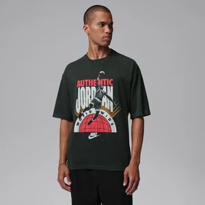 Męski T-shirt oversize Jordan (wznowiony model) - Czerń