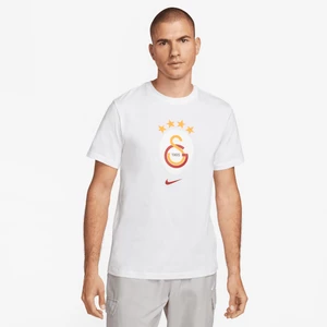 Męski T-shirt piłkarski Galatasaray Crest - Biel Nike