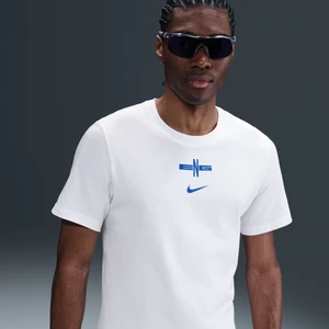 Męski T-shirt piłkarski Nike Anglia - Biel
