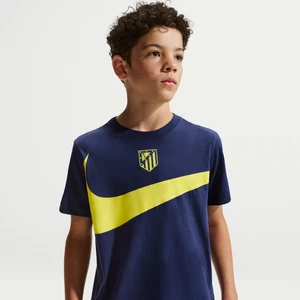 Zdjęcie produktu T-shirt piłkarski Nike dla dużych dzieci Atlético Madryt Swoosh - Niebieski