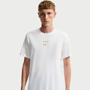 Męski T-shirt piłkarski Nike - Biel