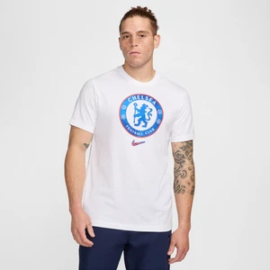 Męski T-shirt piłkarski Nike Chelsea F.C. - Biel