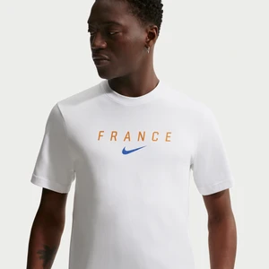Męski T-shirt piłkarski Nike Dri-FIT FFF Primary - Biel