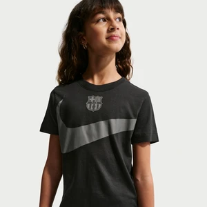 Zdjęcie produktu Męski T-shirt piłkarski Nike FC Barcelona Swoosh - Czerń