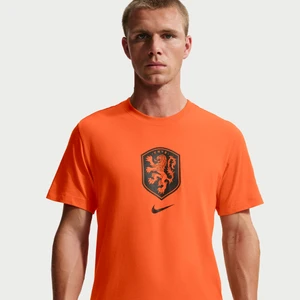 Męski T-shirt piłkarski Nike Holandia - Pomarańczowy