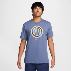 Męski T-shirt piłkarski Nike Inter Mediolan - Niebieski