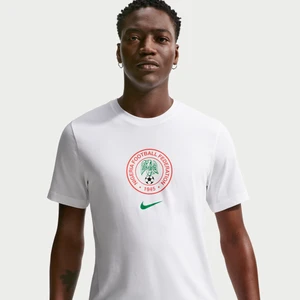 Męski T-shirt piłkarski Nike Nigeria - Biel