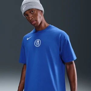Męski T-shirt piłkarski Nike Total 90 Chelsea F.C. - Niebieski