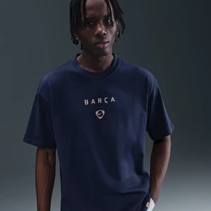 Zdjęcie produktu Męski T-shirt piłkarski Nike Total 90 FC Barcelona - Niebieski