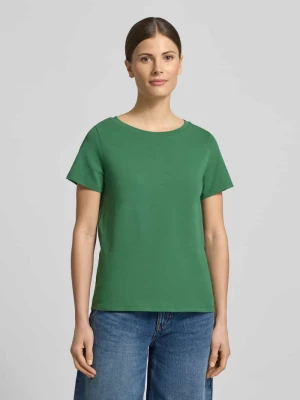 męski t-shirt w kroju regular fit z mieszanki bawełny model 'MULTIF' Weekend Max Mara