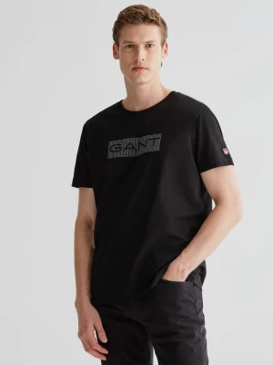 Męski T-Shirt z Bawełny GANT