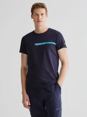 Męski t-shirt z bawełny GANT