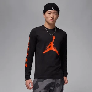 Męski T-shirt z długim rękawem Jordan - Czerń