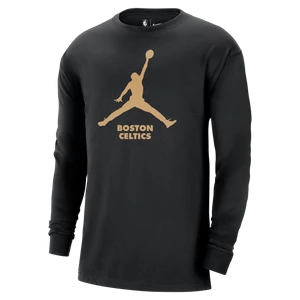 Męski T-shirt z długim rękawem Jordan NBA Boston Celtics Essential - Czerń
