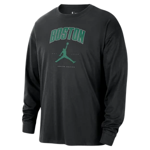 Męski T-shirt z długim rękawem Jordan NBA Boston Celtics Essential - Czerń