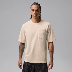 Męski T-shirt z kieszonką Jordan Brooklyn - Brązowy