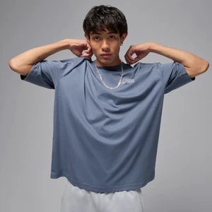 Męski T-shirt z krótkim rękawem o kroju oversize Jordan Brooklyn - Niebieski