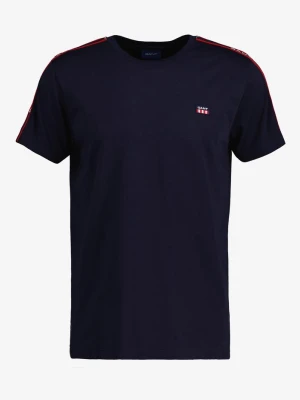 Zdjęcie produktu Męski T-Shirt z Lamówką Na Ramionach GANT