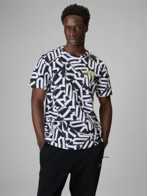 Zdjęcie produktu Męski t-shirt z nadrukiem 4F 4FRSS26TTSHM3773 - biały