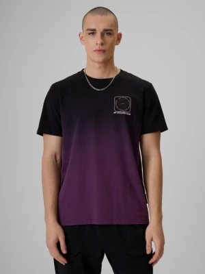 Zdjęcie produktu Męski t-shirt z nadrukiem 4F 4FRSS26TTSHM3877 - czarny