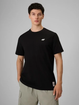 Zdjęcie produktu Męski t-shirt z nadrukiem 4F 4FRSS26TTSHM3977 - czarny