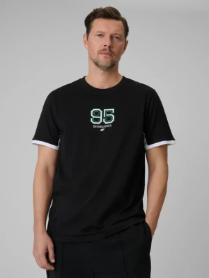 Zdjęcie produktu Męski t-shirt z nadrukiem 4F 4FWSS26TTSHM3323 - czarny