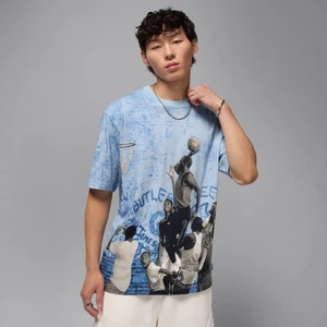 Męski T-shirt z nadrukiem Air Jordan 85 - Niebieski