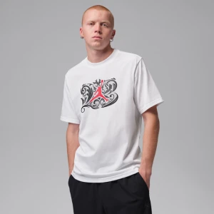 Męski T-shirt z nadrukiem Dri-FIT Jordan Sport - Biel