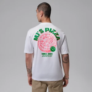 Męski T-shirt z nadrukiem Jordan - Biel