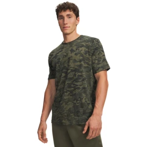 Męski t-shirt z nadrukiem moro Under Armour UA ABC Camo SS - khaki