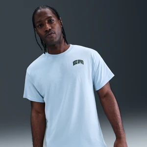 Męski T-shirt z nadrukiem Nike - Niebieski