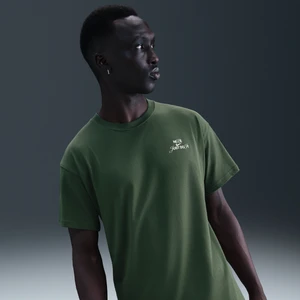 Męski T-shirt z nadrukiem Nike - Zieleń
