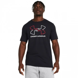 Męski t-shirt z nadrukiem Under Armour UA Foundation Short Sleeve - czarny