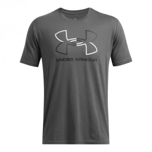 Męski t-shirt z nadrukiem Under Armour UA Gl Foundation Update Ss - szary