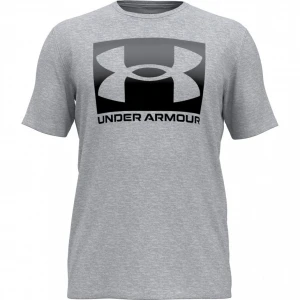 Męski t-shirt z nadrukiem Under Armour UA M Boxed Sports Updated Ss - szary