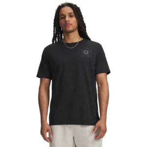 Męski t-shirt z nadrukiem Under Armour UA M Radial WM SS - czarny