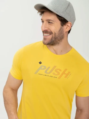 Męski t-shirt z napisem T-PUSH Volcano