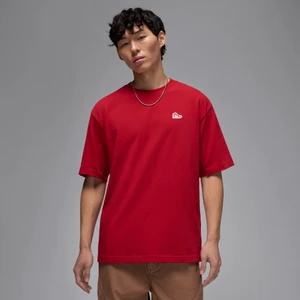 Męski T-shirt z naszywką Sneaker Jordan Brand - Czerwony