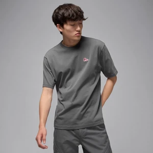 Męski T-shirt z naszywką Sneaker Jordan Brand - Szary