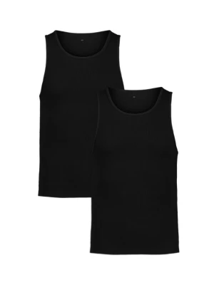 Męski tank top (2-pack) Under Armour Performance Tank Underwear Shirt - czarny