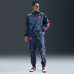 Męski tkany dres piłkarski z kapturem Nike Paris Saint-Germain - Niebieski
