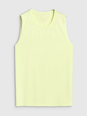 Męski top treningowy 4F 4FWSS25TFSLM460 - zielony