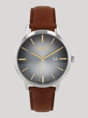 Męski zegarek w kolorze srebrno-brązowym Joop