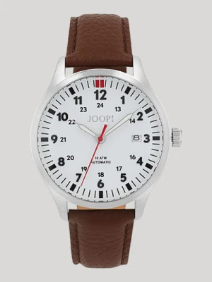 Męski zegarek w kolorze srebrno-brązowym Joop